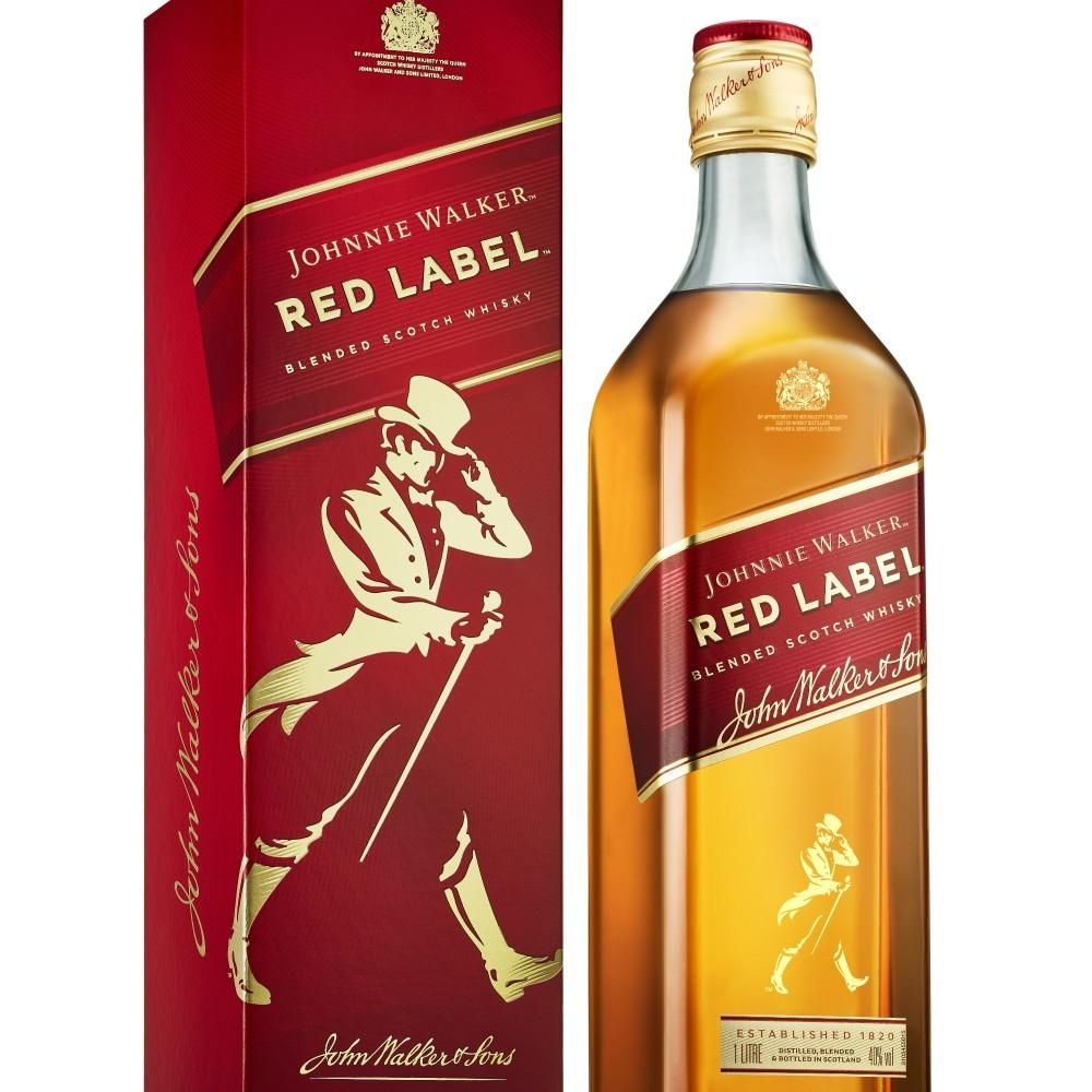 Whisky JW Red Label Litro