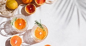 Cocktails aux agrumes