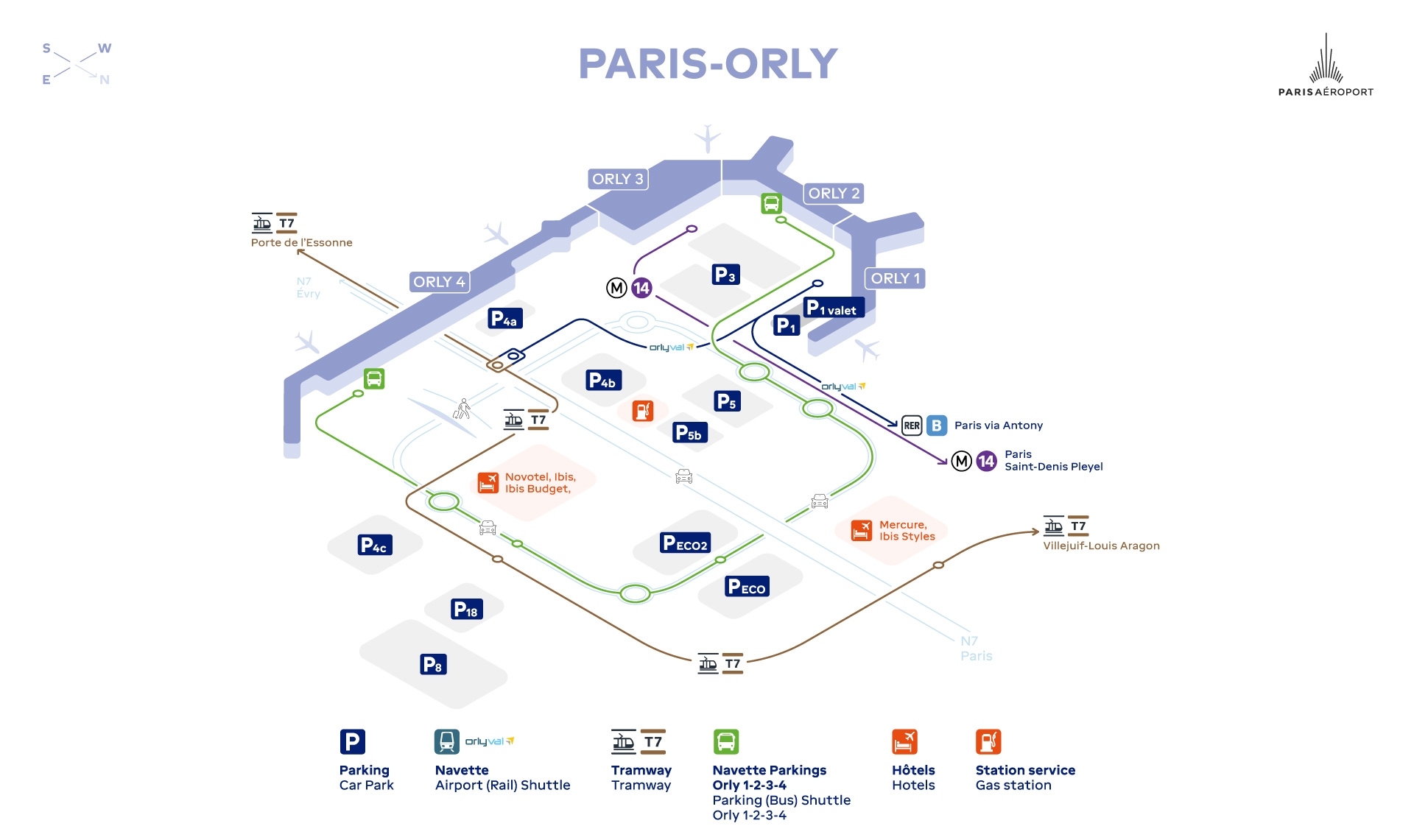 Extime - Parking Officiel Paris Aéroport - Orly (ORY) 2025