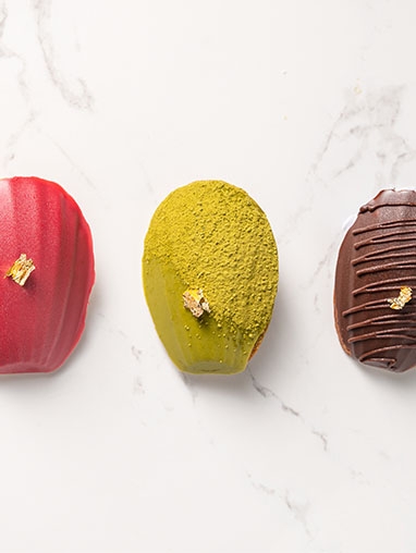 Madeleines colorées