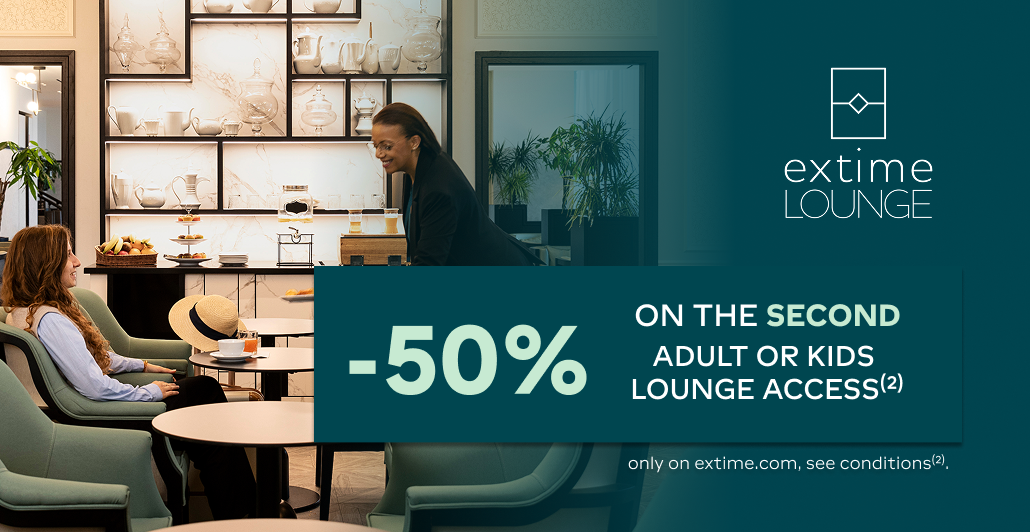 Extime Lounge at ParisCDG & ParisOrly airports