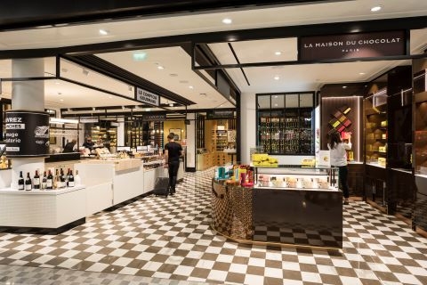 Halles gourmandes dans le terminal