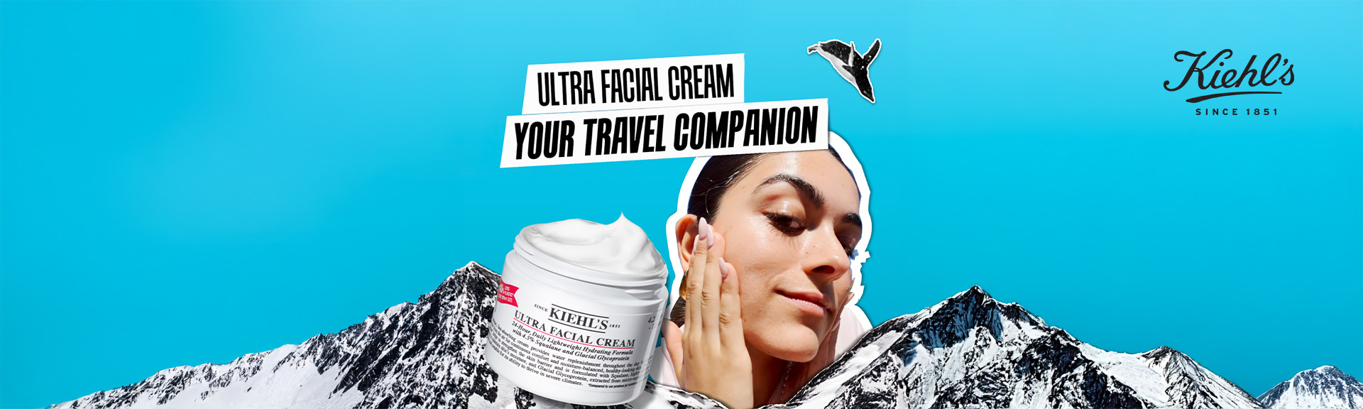 Kiehl's, ultra facial cream, your travel companion