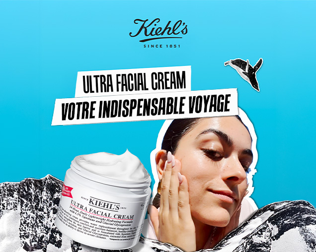 Kiehl's, ultra facial cream, votre indispensable voyage