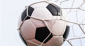 Black and white soccer ball