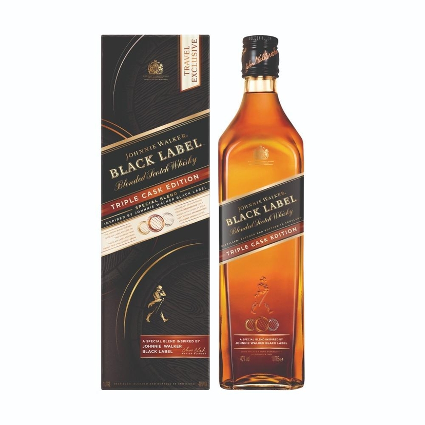 Black Label Triple Cask Blended Scotch Whisky Travel Exclusive
