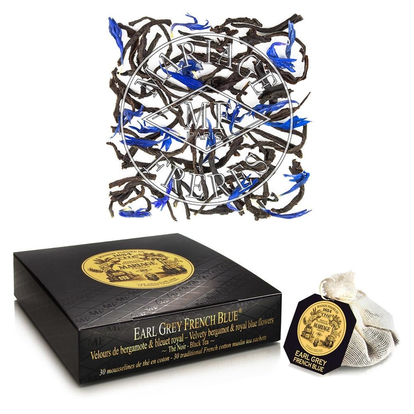 Earl Grey French Blue - Box Of 30 Muslin Tea Sachet