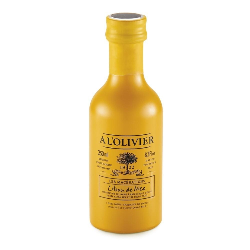 Aromatic Lemon From Nice Olive Oil Stone Jar Bottle