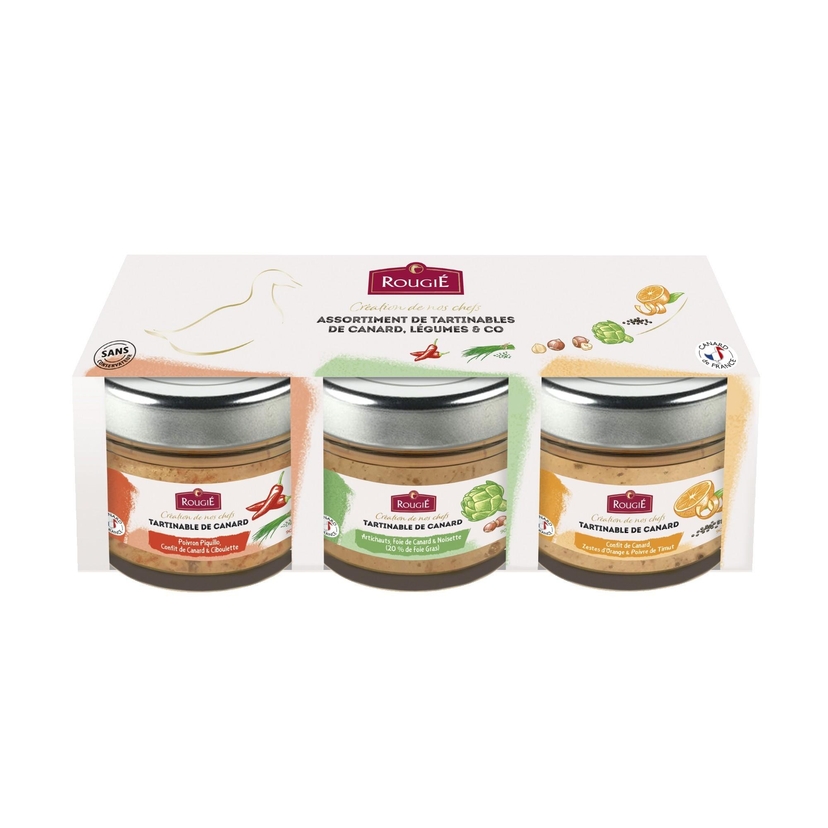 Box of 3 appetizer spreads