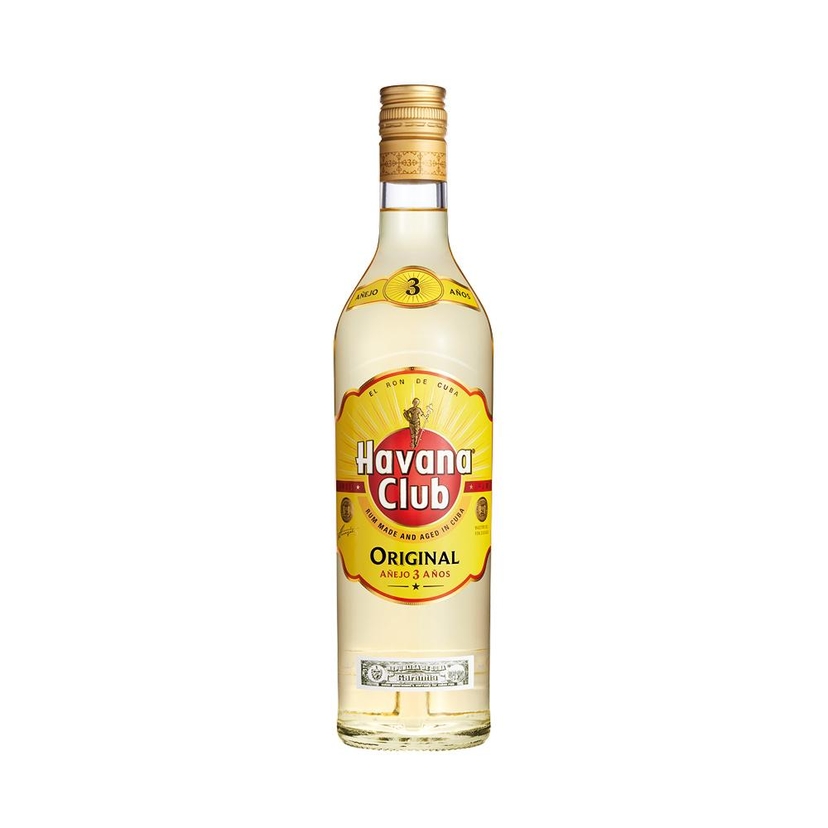 Original Rum Cuba 3 Ans White Bottle