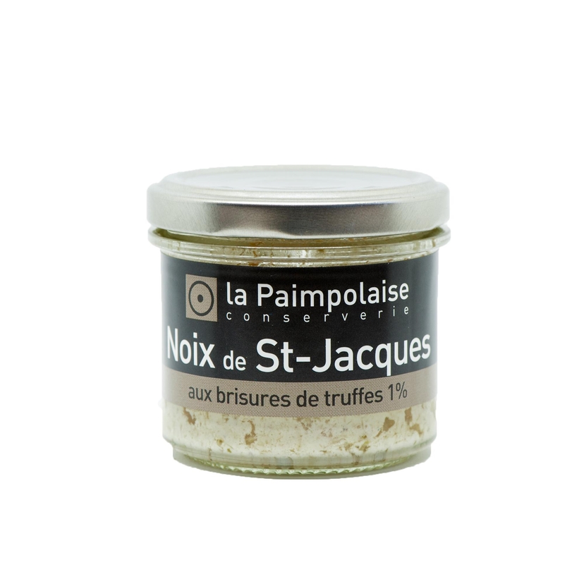 Noix de Saint-Jacques aux brisures de truffes (1%)