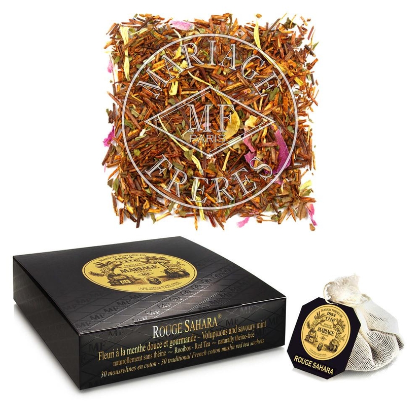 Rouge Sahara - Box Of 30 Muslin Tea Sachet