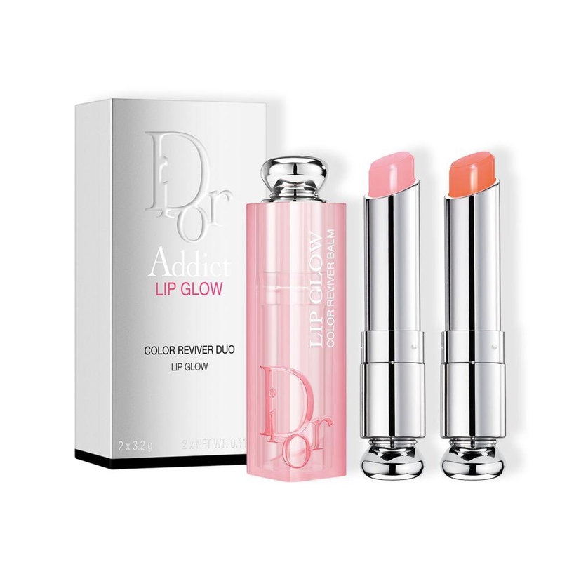 Dior Addict Lip Glow Baume à lèvres Dior Addict Lip Glow - teinte rose & teinte corail