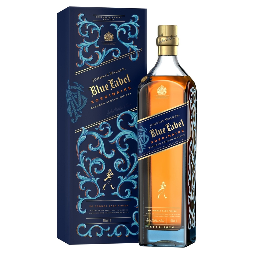 Blue Label XORDINAIRE Blended Scotch Whisky 1 L en exclusivité aéroport