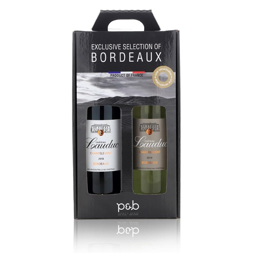 Giftbox Chantelevent Bordeaux Red + White