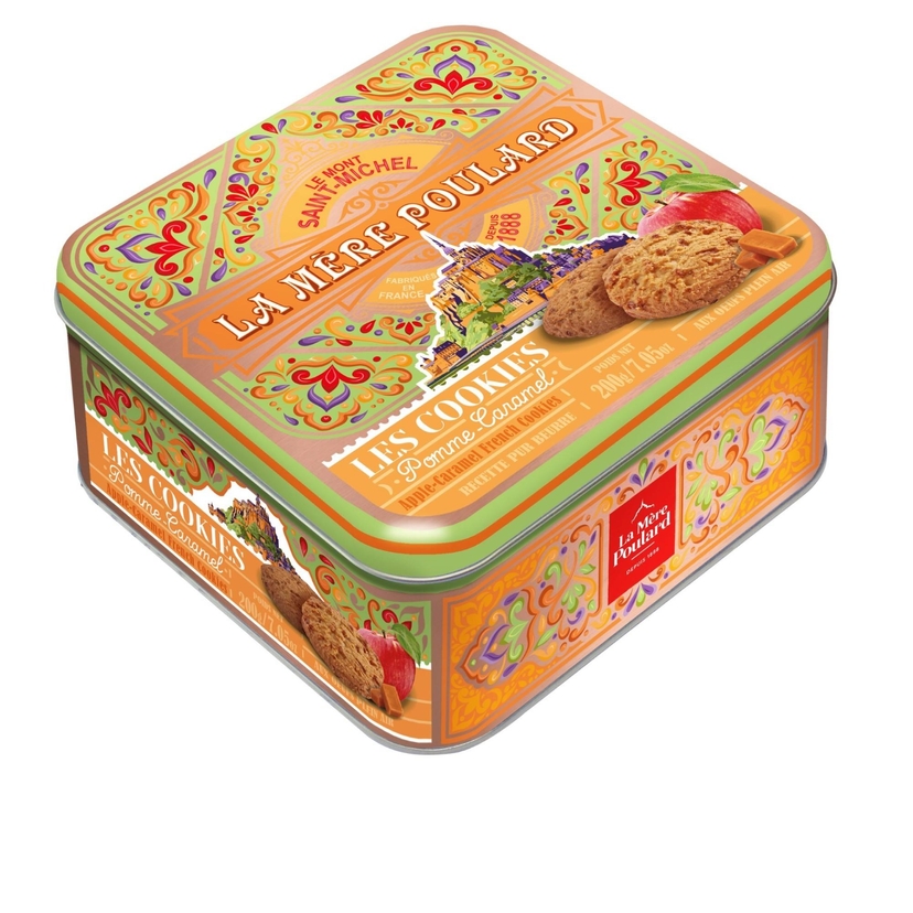 Half Iron Box Apple Caramel Cookies - Mythique